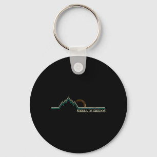 Sierra De Gredos Spain Retro Climbing, Skiing Hiki Key Ring