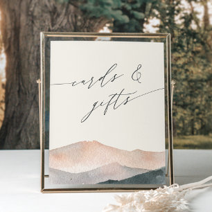 Sierra Dusk   Desert Mountain Cards & Gifts Sign