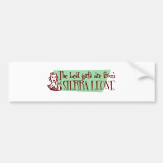 SIERRA LEONE BUMPER STICKER