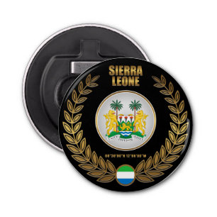 Sierra Leone Coat of Arms Bottle Opener