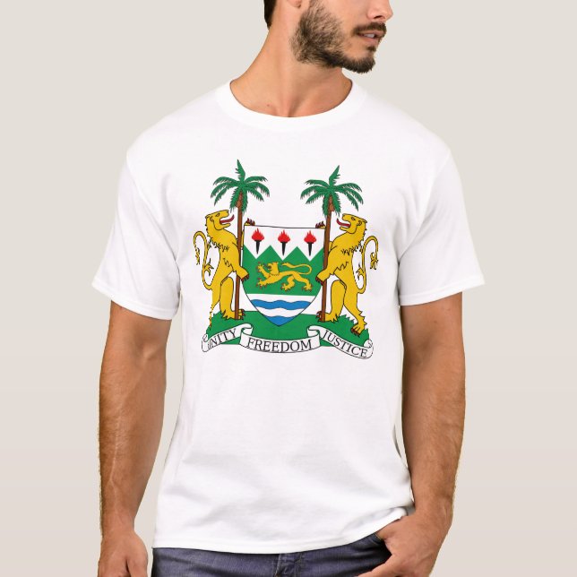 Sierra Leone Coat of Arms T-Shirt (Front)