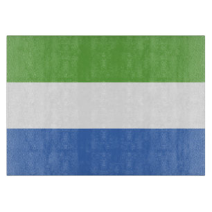 Sierra Leone flag Cutting Board