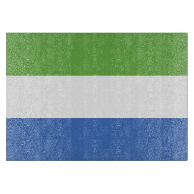 Sierra Leone flag Cutting Board (Front)