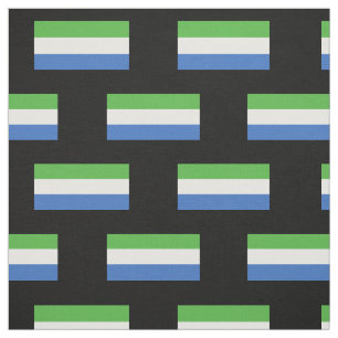 Sierra Leone Flag Fabric