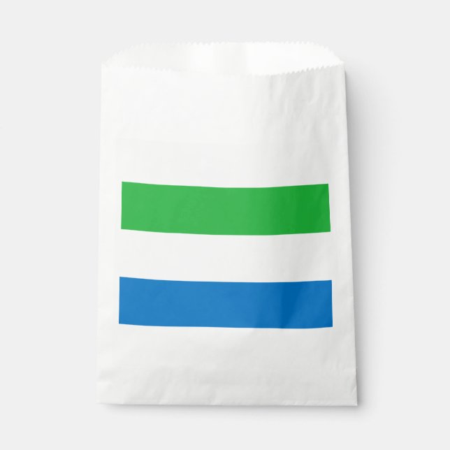Sierra Leone Flag Favour Bags (Front)