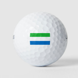 Sierra Leone Flag Golf Balls