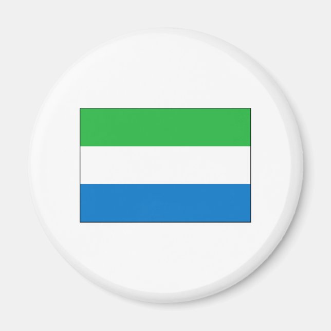 Sierra Leone FLAG International Magnet (Front)