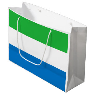 Sierra Leone Flag Large Gift Bag