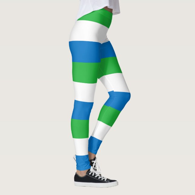 Sierra Leone Flag Leggings (Right)