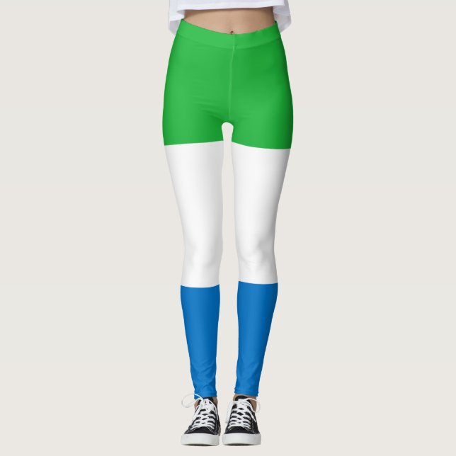 Sierra Leone Flag Leggings (Front)