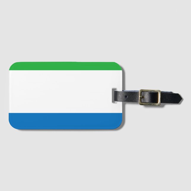 Sierra Leone flag Luggage Tag (Front Horizontal)