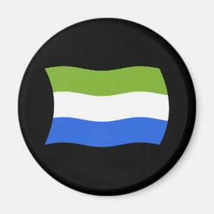Sierra Leone Flag Magnet