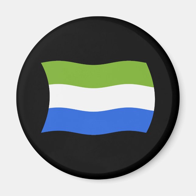 Sierra Leone Flag Magnet (Front)