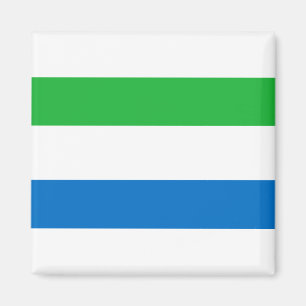 Sierra Leone Flag Magnet
