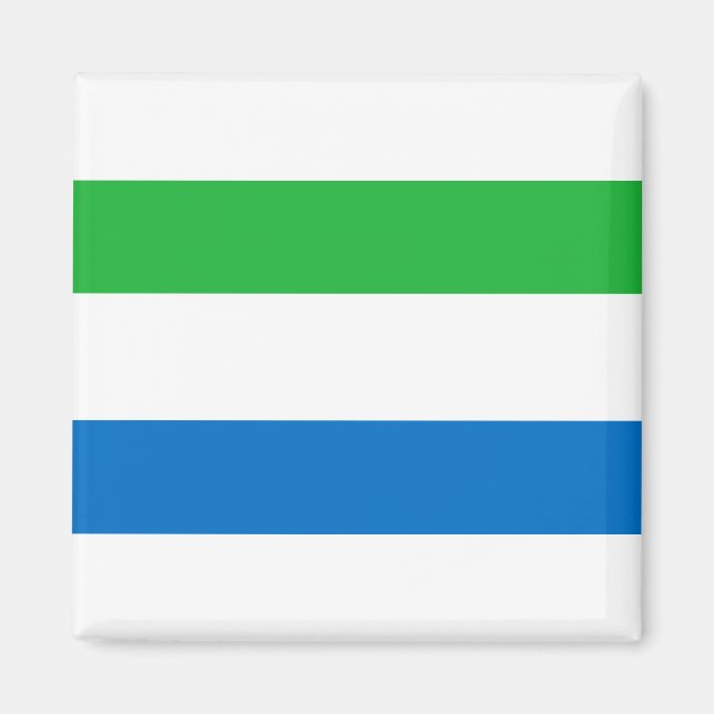 Sierra Leone Flag Magnet (Front)