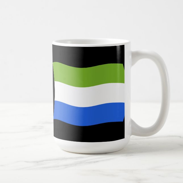 Sierra Leone Flag Mug (Right)