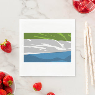 Sierra Leone Flag Paper Napkins