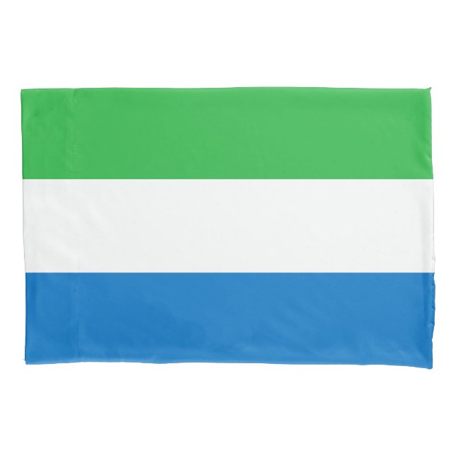 Sierra Leone Flag Pillowcase (Front)