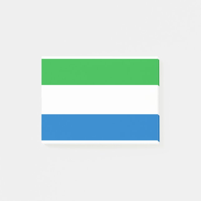 Sierra Leone Flag Post-it Notes (Front)