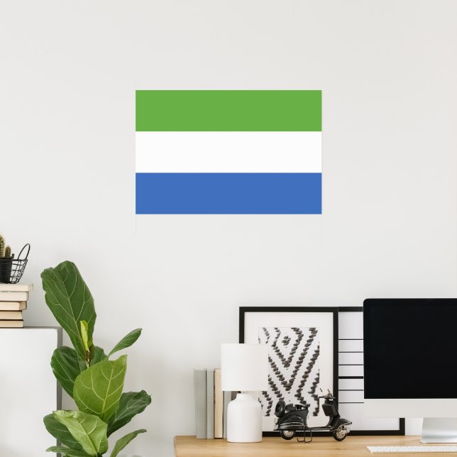 Sierra Leone flag Poster (Home Office)