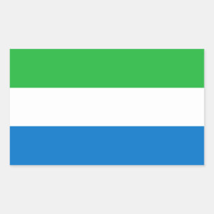 Sierra Leone Flag Rectangular Sticker
