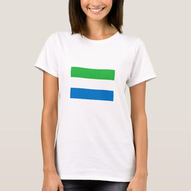 Sierra Leone Flag T-Shirt (Front)