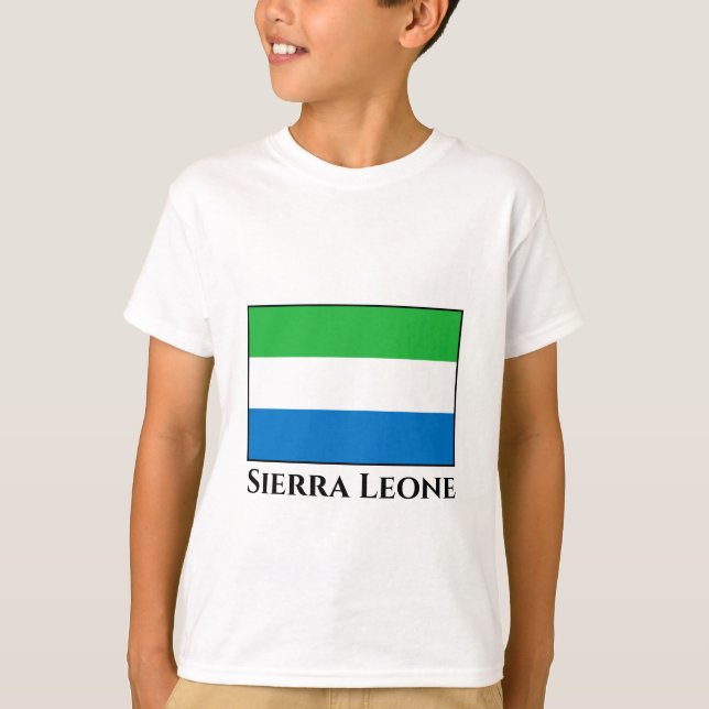 Sierra Leone Flag T-Shirt (Front)