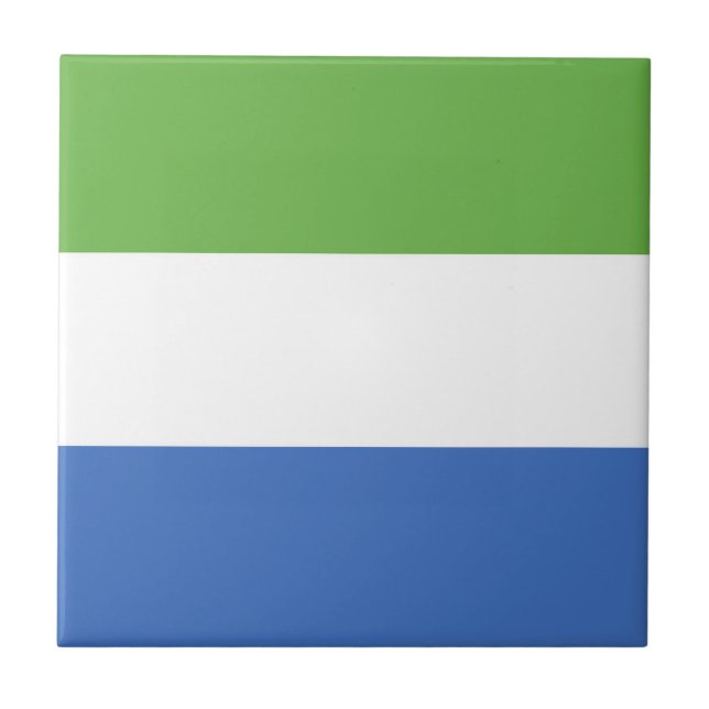 Sierra Leone flag Tile (Front)