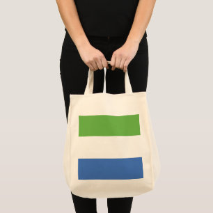 Sierra Leone flag Tote Bag