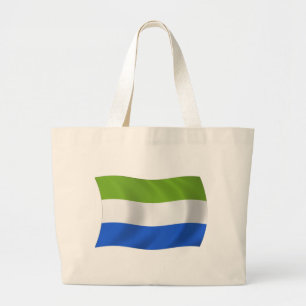 Sierra Leone Flag Tote Bag