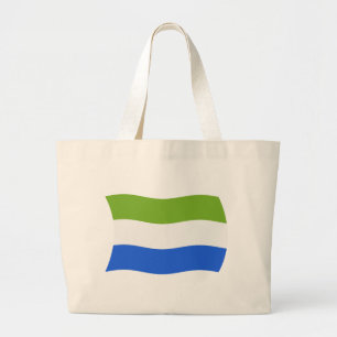 Sierra Leone Flag Tote Bag
