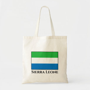 Sierra Leone Flag Tote Bag