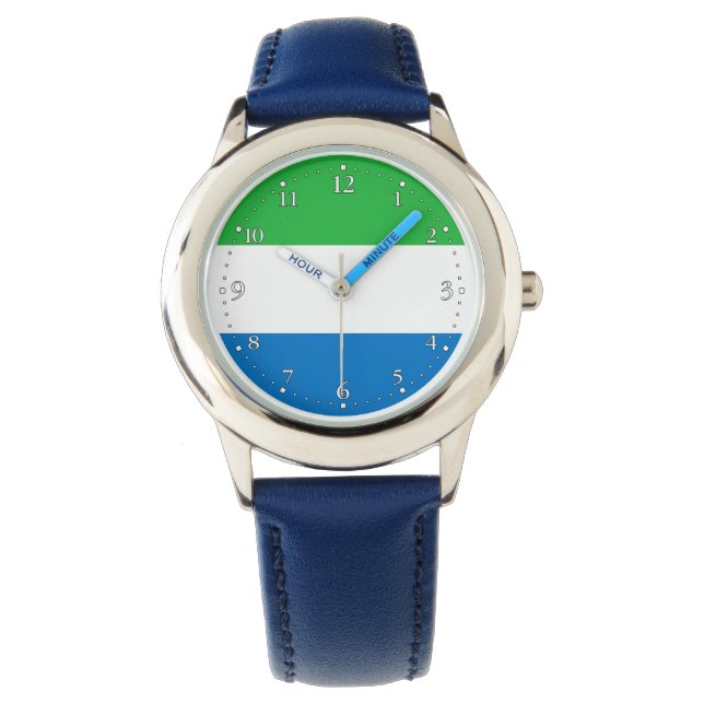 Sierra Leone Flag Watch (Front)
