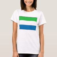 Sierra Leone Flag x Map T-Shirt
