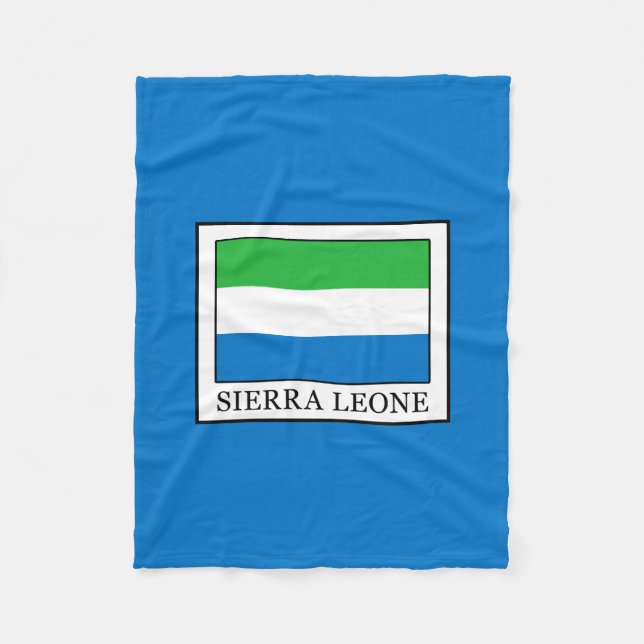 Sierra Leone Fleece Blanket (Front)