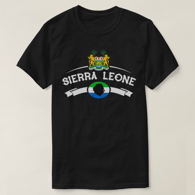 Sierra Leone  For Sierra Leonean Men, Women, and K T-Shirt (Design Front)