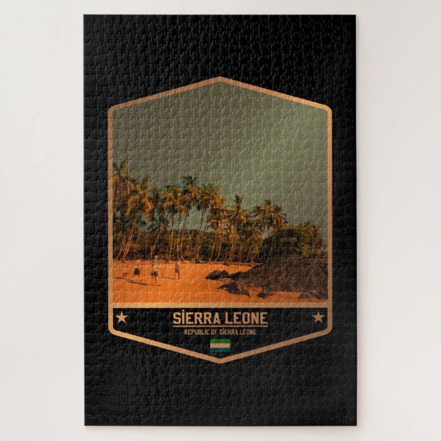 Sierra Leone Jigsaw Puzzle (Vertical)
