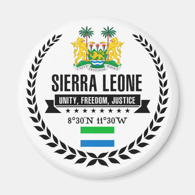 Sierra Leone Magnet (Front)