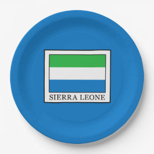 Sierra Leone Paper Plate