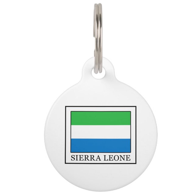 Sierra Leone Pet Tag (Front)