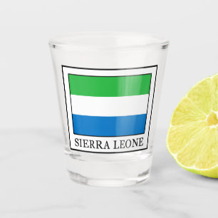Sierra Leone Shot Glass