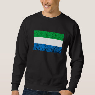 Sierra Leone Siera Leonean Flag Roots Sierra Leone Sweatshirt