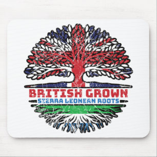 Sierra Leone Sierra Leonean Uk United Kingdom Mouse Mat