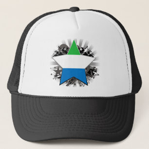 Sierra Leone Star Trucker Hat