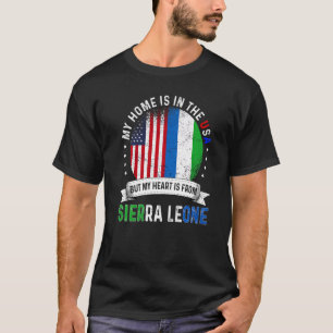Sierra Leonean American Patriot Heart is from Leon T-Shirt