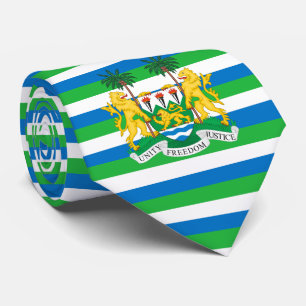 Sierra Leonean Flag & Coat of Arms, Sierra Leone Tie