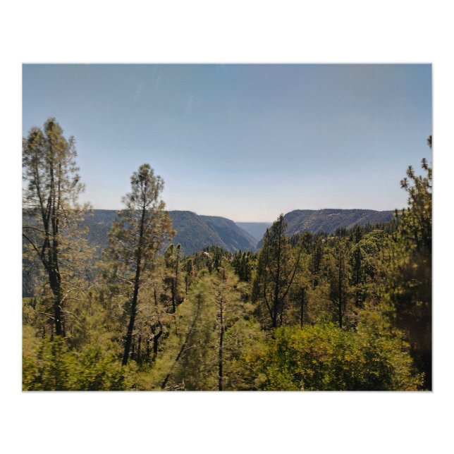 Sierra Mountain Valley Poster (Front)