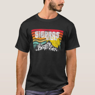 Sierra Mountains High Sierras Forests Vintage Suns T-Shirt
