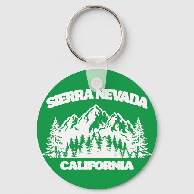 Sierra Nevada California Key Ring (Front)