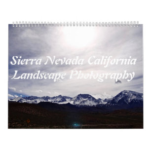 Sierra Nevada California Landscape Photography Calendar